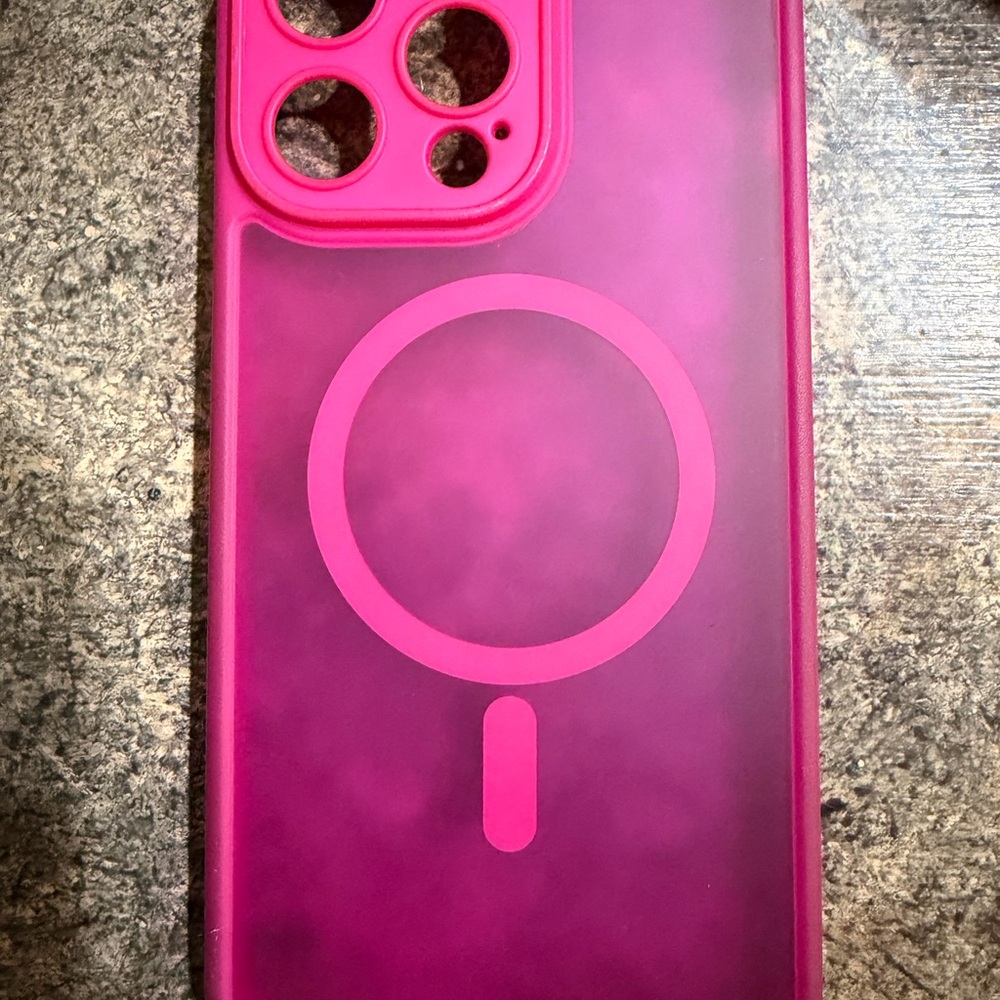 Pink MagSafe Compatible Phone Case
